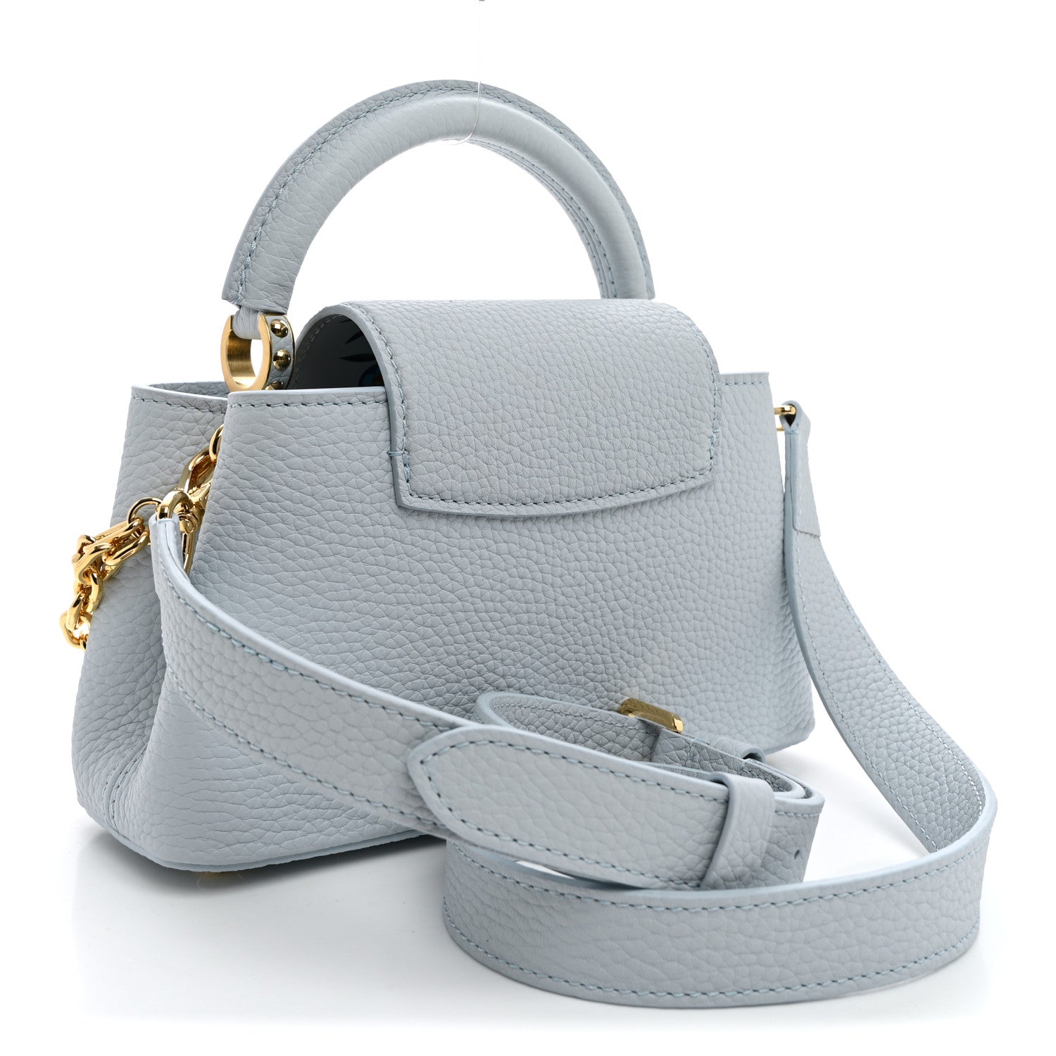 LV X TM Taurillon Capucines East West Mini Olympe Blue £¨ Direct shipment via from wholesalehk.shop