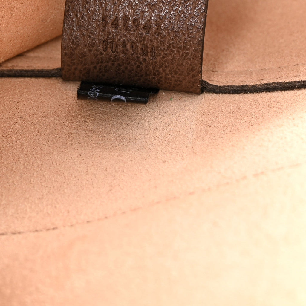 GG Supreme Monogram Web Ophidia Tote Brown wholesalehk.shop