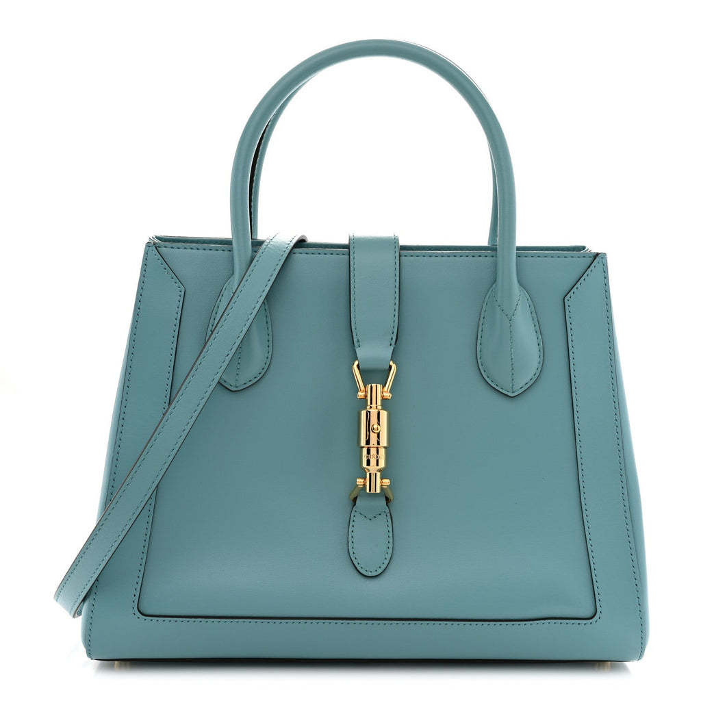 Boarded Plutone Calfskin Medium Jackie 1961 Tote Dusty Azure £¨ Direct shipment via from wholesalehk.shop