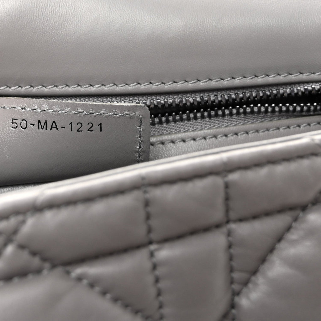 Calfskin Macrocannage Medium Caro Bag Iron Grey wholesalehk.shop