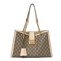 GG Supreme Monogram Medium Padlock Tote White £¨ Direct shipment via from wholesalehk.shop