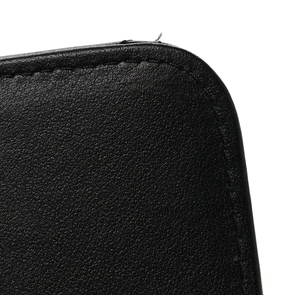 Calfskin Quilted Mini Maxi Pearls Wallet On Chain WOC Black wholesalehk.shop