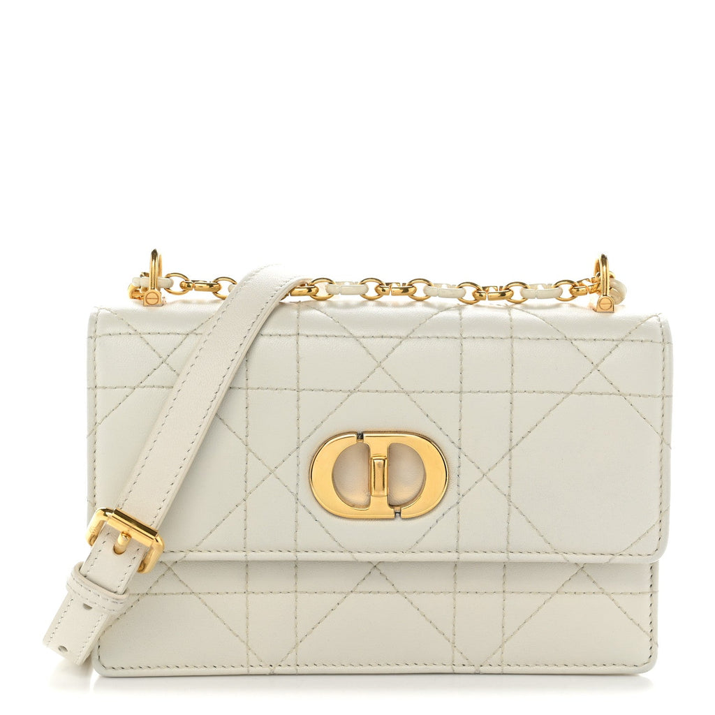 Lambskin Macrocannage Mini Miss Caro Bag Latte wholesalehk.shop