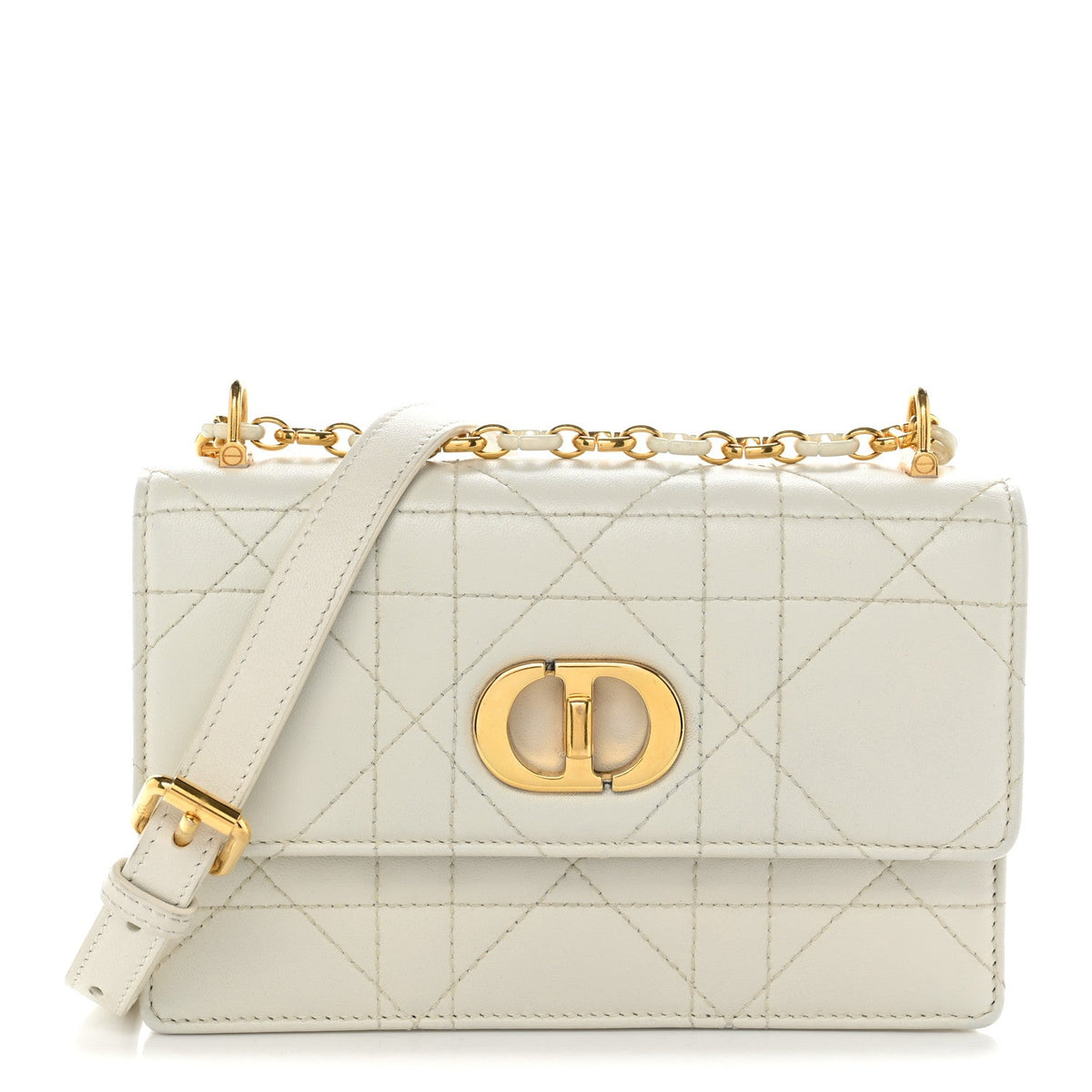 Lambskin Macrocannage Mini Miss Caro Bag Latte wholesalehk.shop