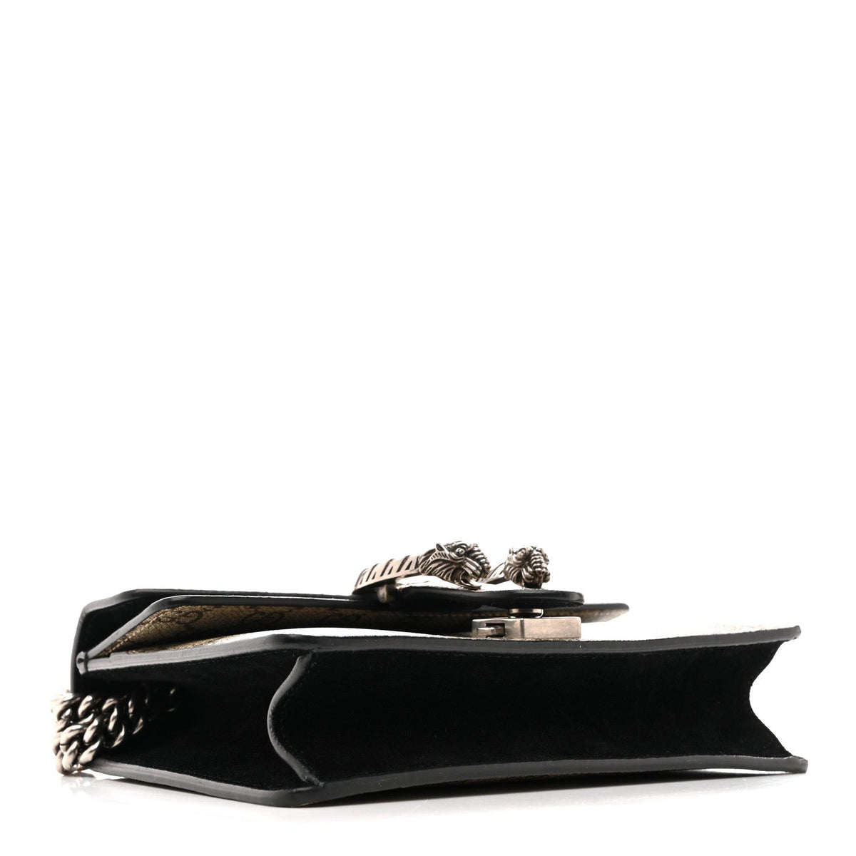 GG Supreme Monogram Mini Dionysus Shoulder Bag Black wholesalehk.shop