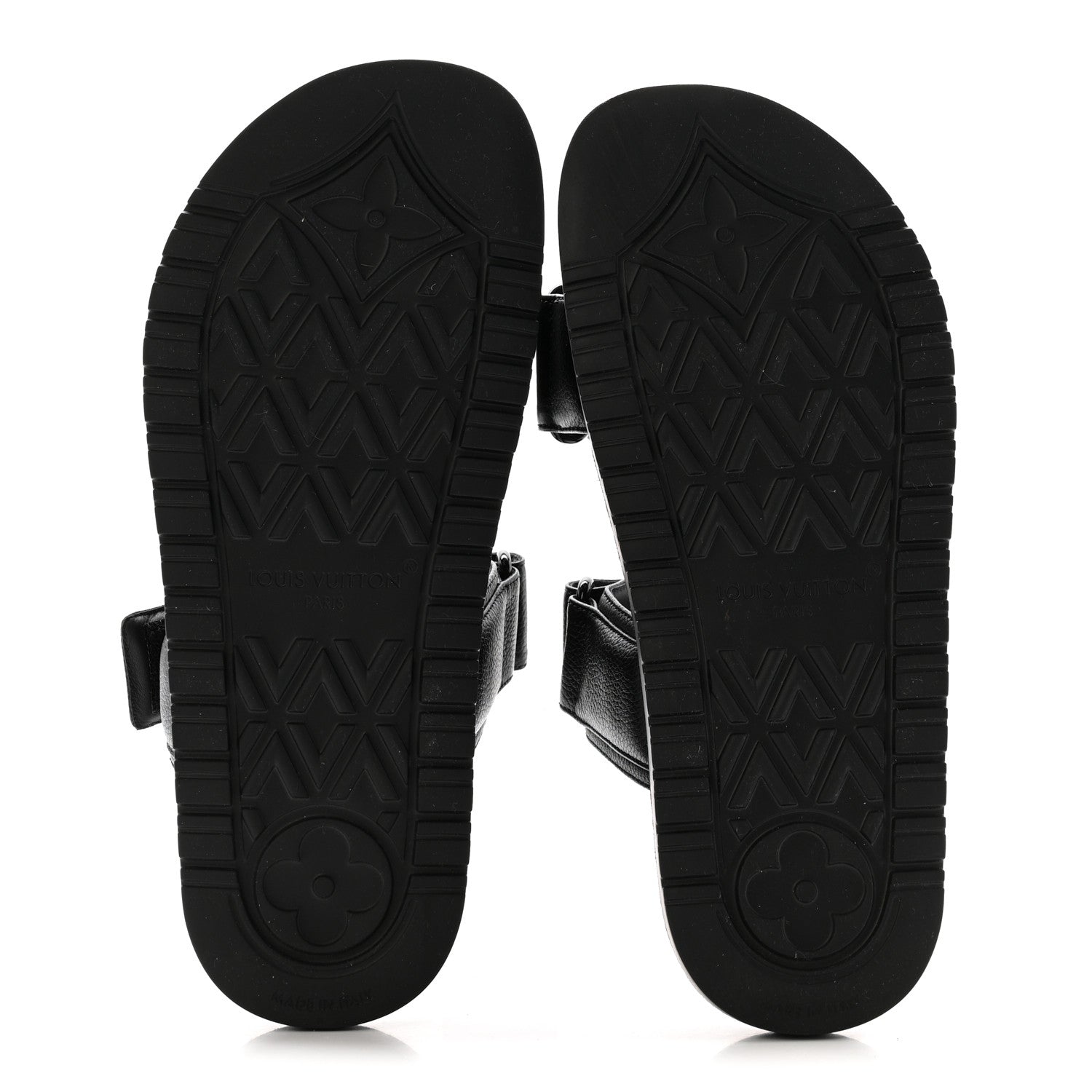 Grained Calfskin Sunset Comfort Flat Sandals 38 Black £¨ Direct shipment via from wholesalehk.shop