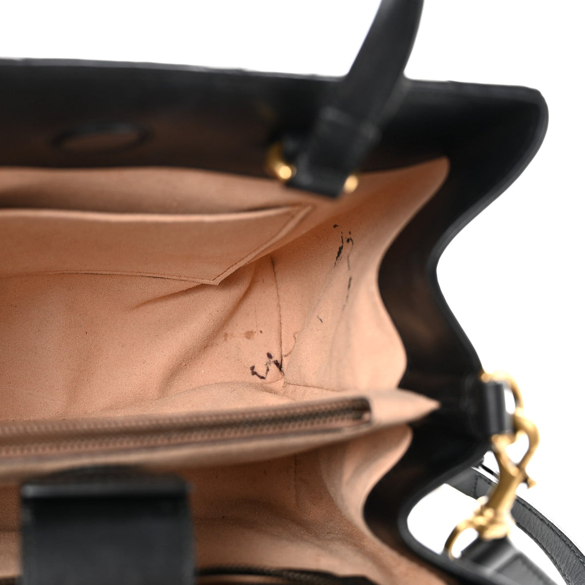 Calfskin Matelasse Small GG Marmont Tote Black wholesalehk.shop