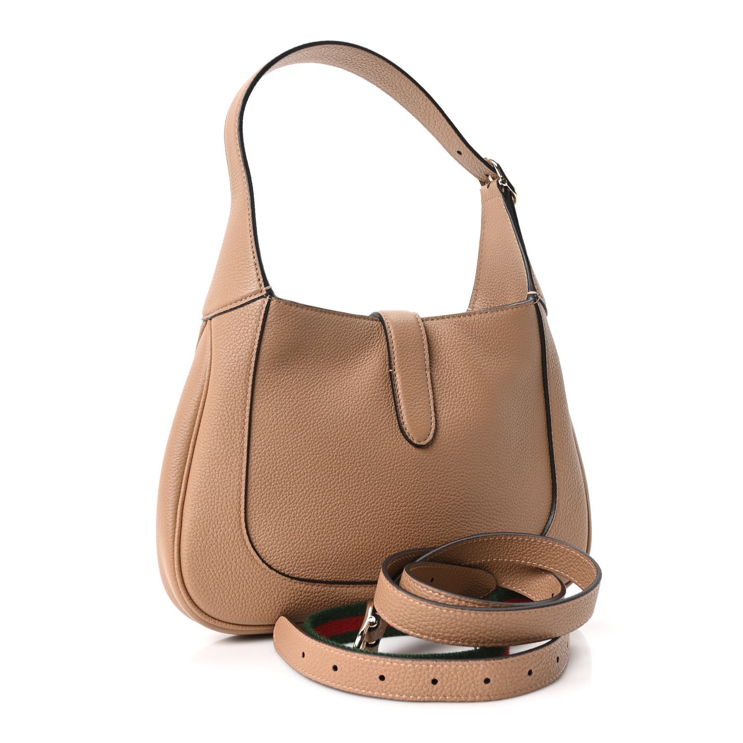 Grand Prix Calfskin Web Medium Jackie 1961 Hobo Natural Tan £¨ Direct shipment via from wholesalehk.shop