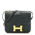 Matte Alligator Constance 18 Vert Cypress £¨ Direct shipment via from wholesalehk.shop