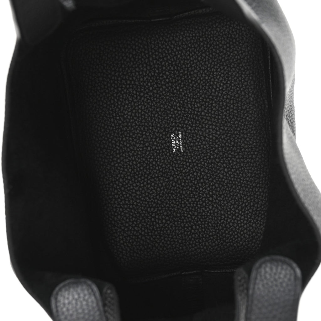 Taurillon Clemence Picotin Lock 22 MM Black £¨ Direct shipment via from wholesalehk.shop