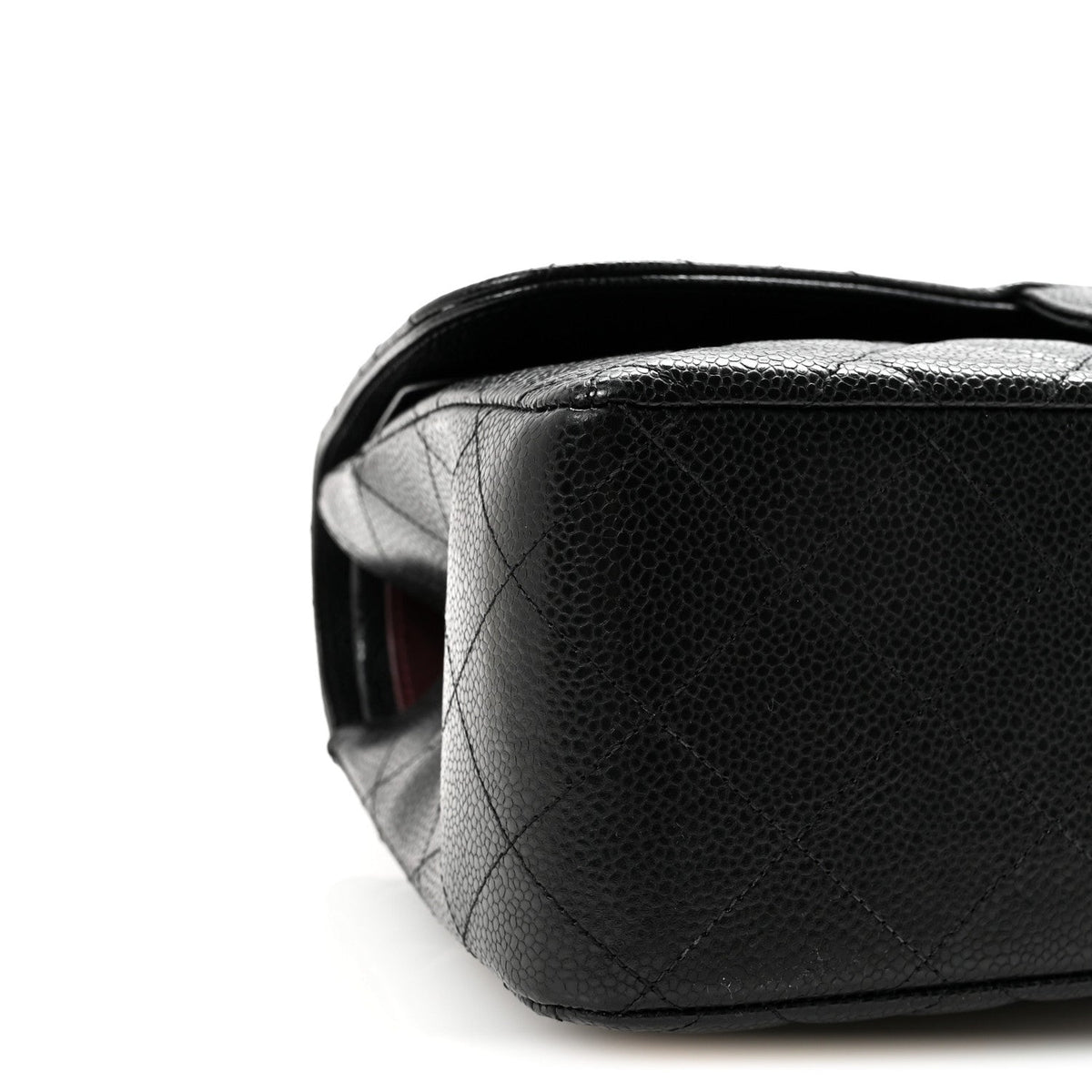 Caviar Quilted Jumbo Double Flap Black wholesalehk.shop