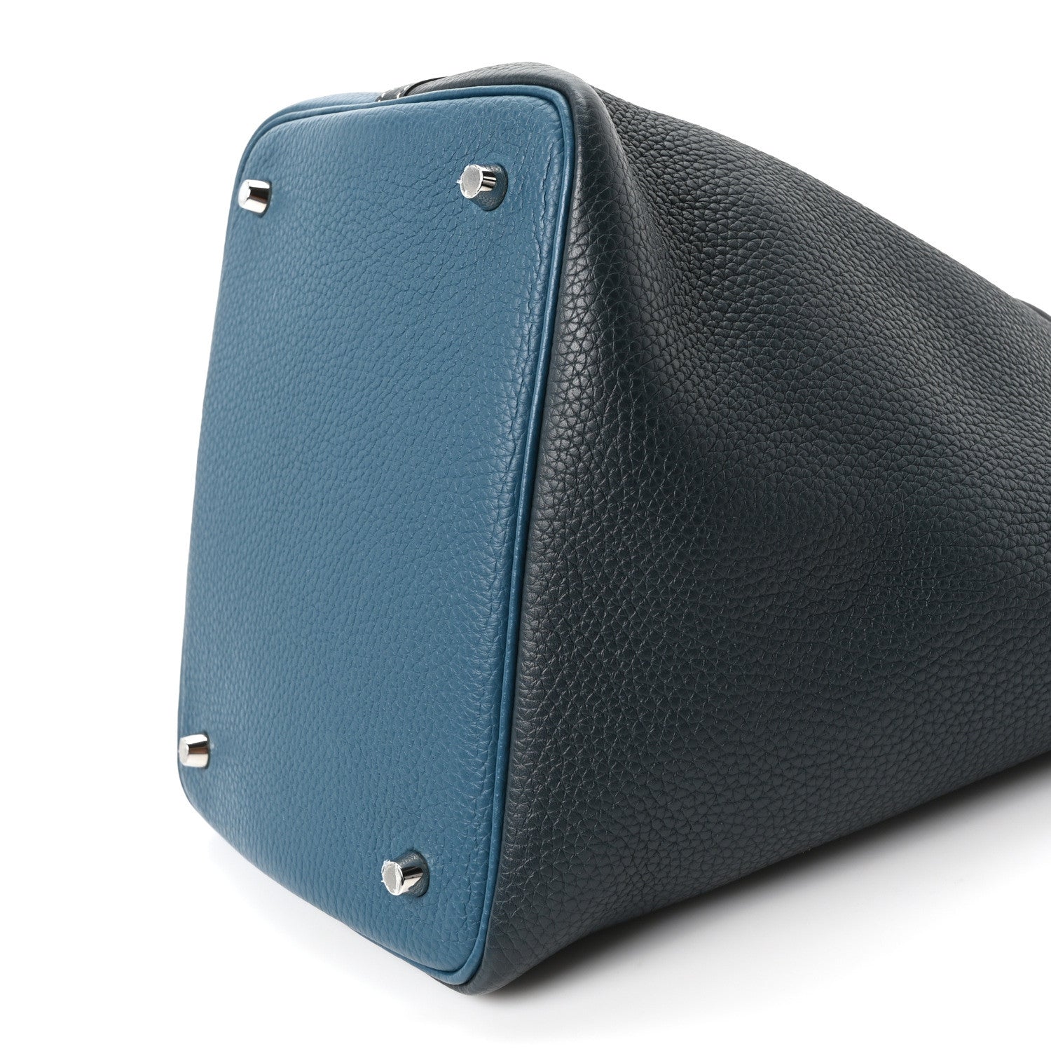 Taurillon Clemence Casaque Picotin Lock 22 MM Vert Bosphore Deep Bleu £¨ Direct shipment via from wholesalehk.shop