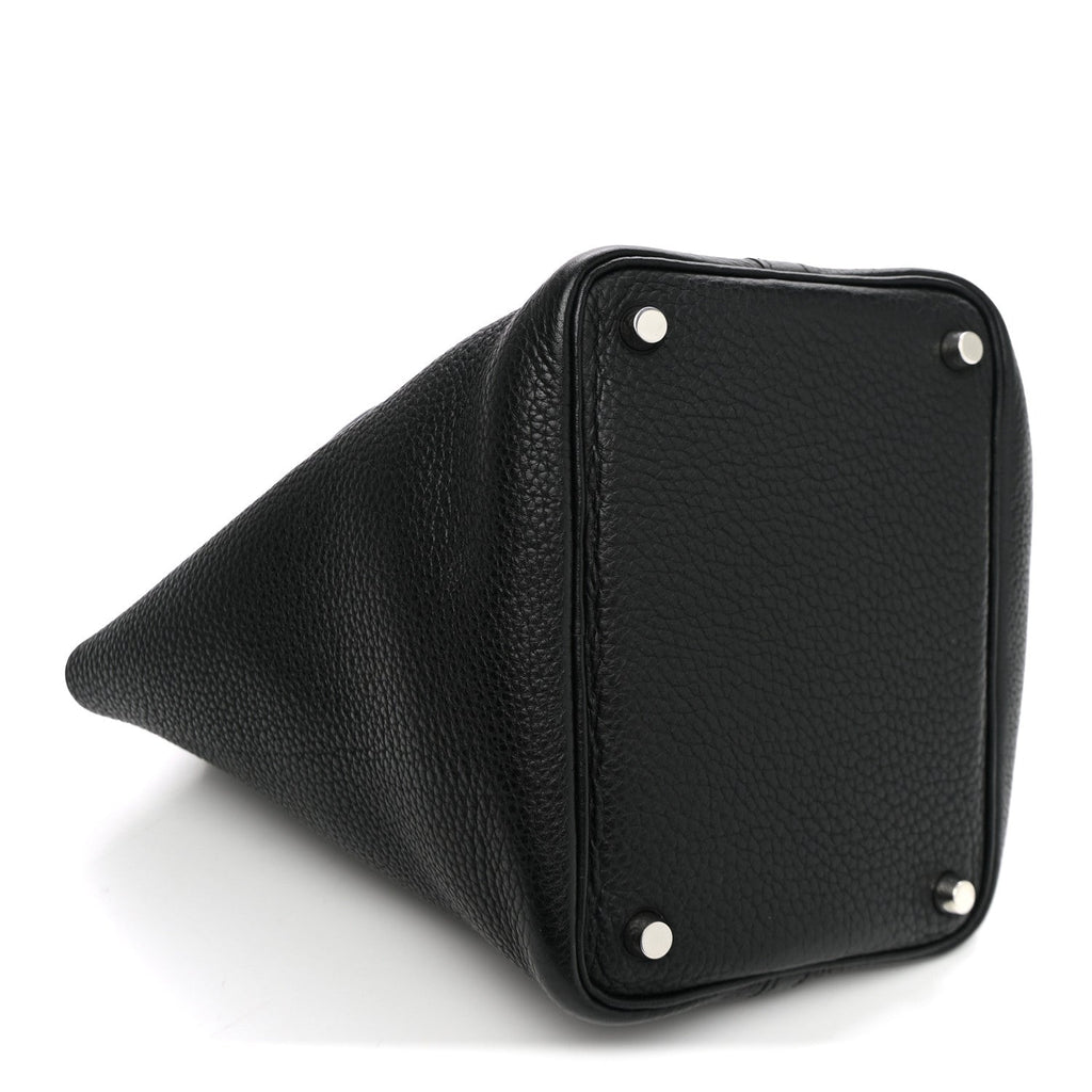 Taurillon Clemence Picotin Lock 18 PM Black £¨ Direct shipment via from wholesalehk.shop