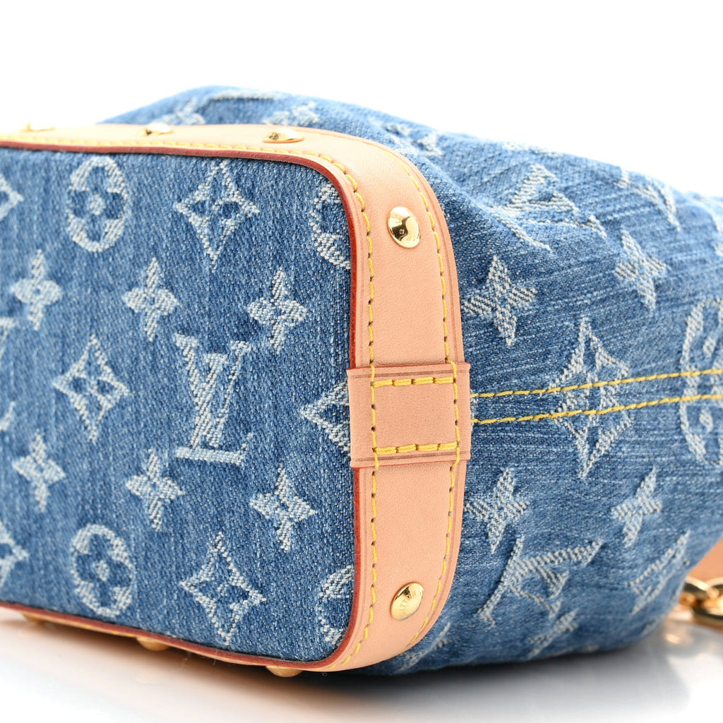 Monogram Denim Nano Noe Blue £¨ Direct shipment via from wholesalehk.shop