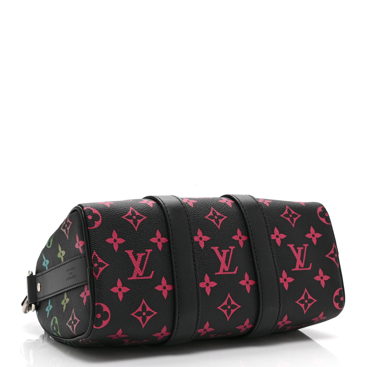 Monogram Iridescent Keepall Bandouliere 25 Black wholesalehk.shop
