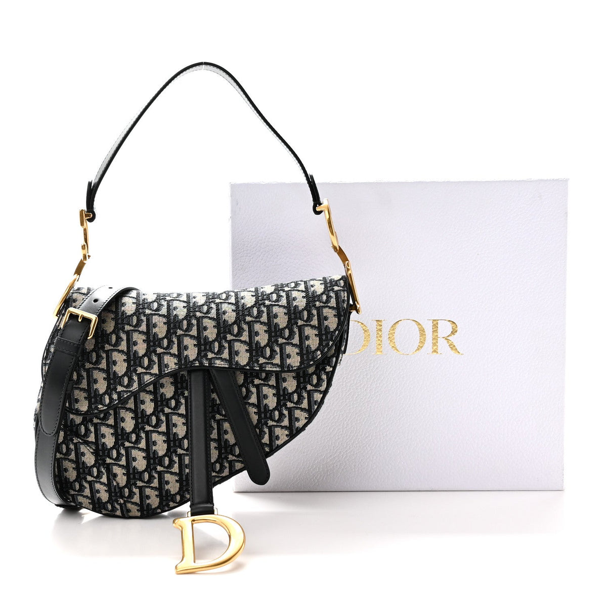 Oblique Saddle Bag With Strap Blue wholesalehk.shop