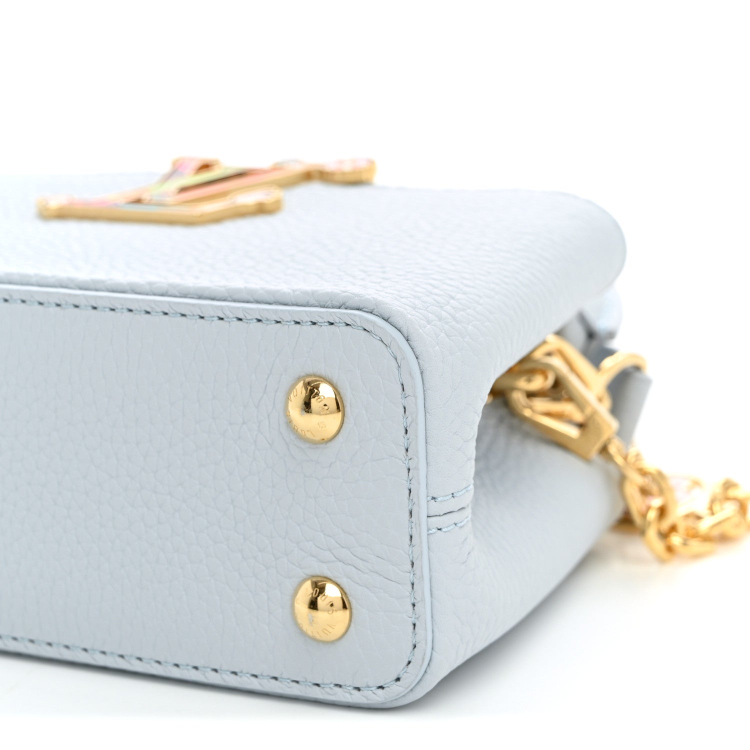 LV X TM Taurillon Capucines East West Mini Olympe Blue £¨ Direct shipment via from wholesalehk.shop