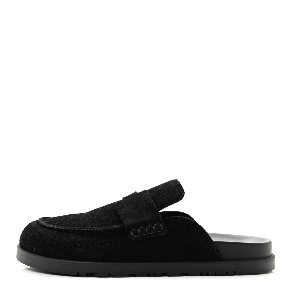 Suede Calfskin Go Mules 40 Black wholesalehk.shop