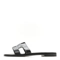 Box Calfskin Oran Sandals 37 Black wholesalehk.shop
