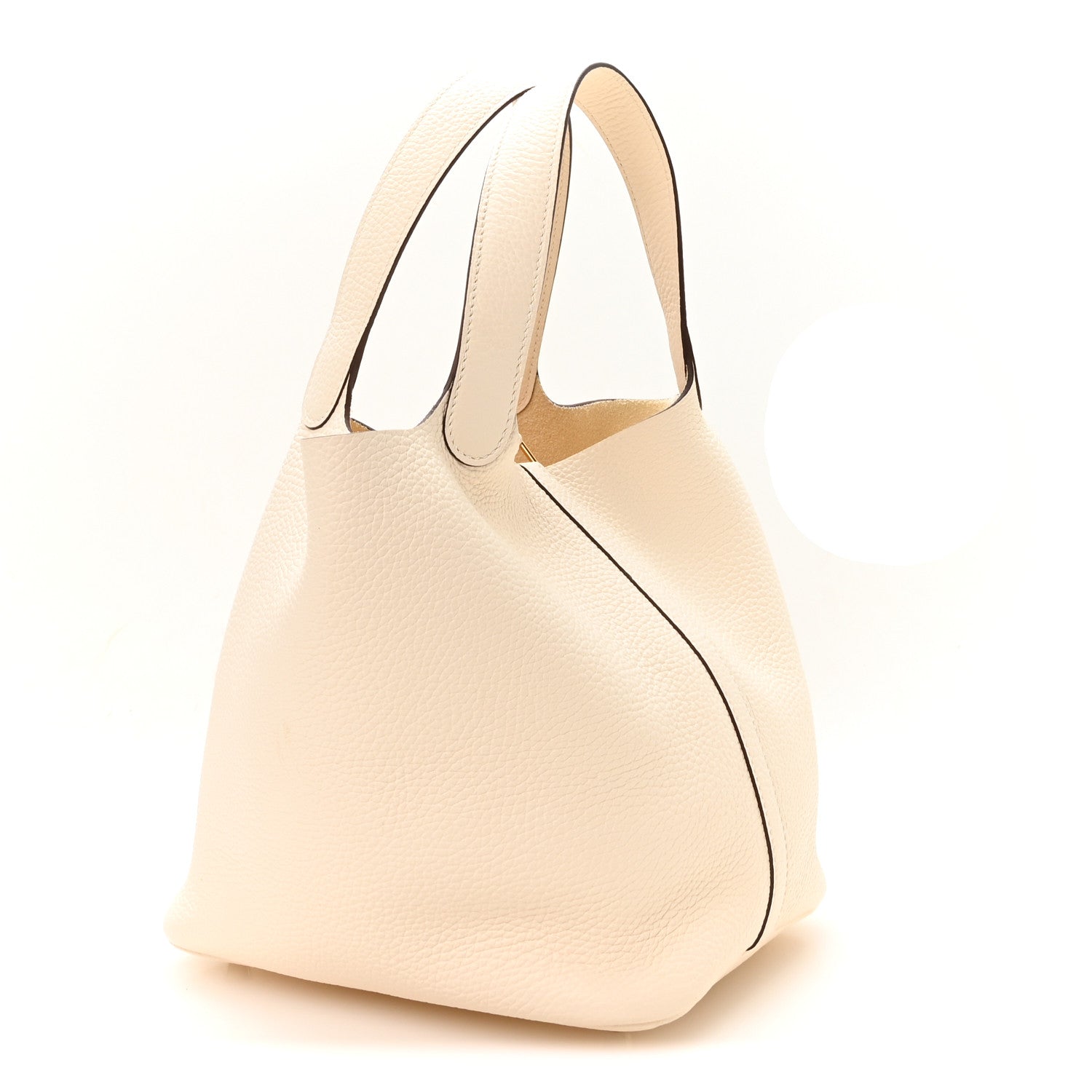 Taurillon Clemence Picotin Lock 22 MM Nata £¨ Direct shipment via from wholesalehk.shop