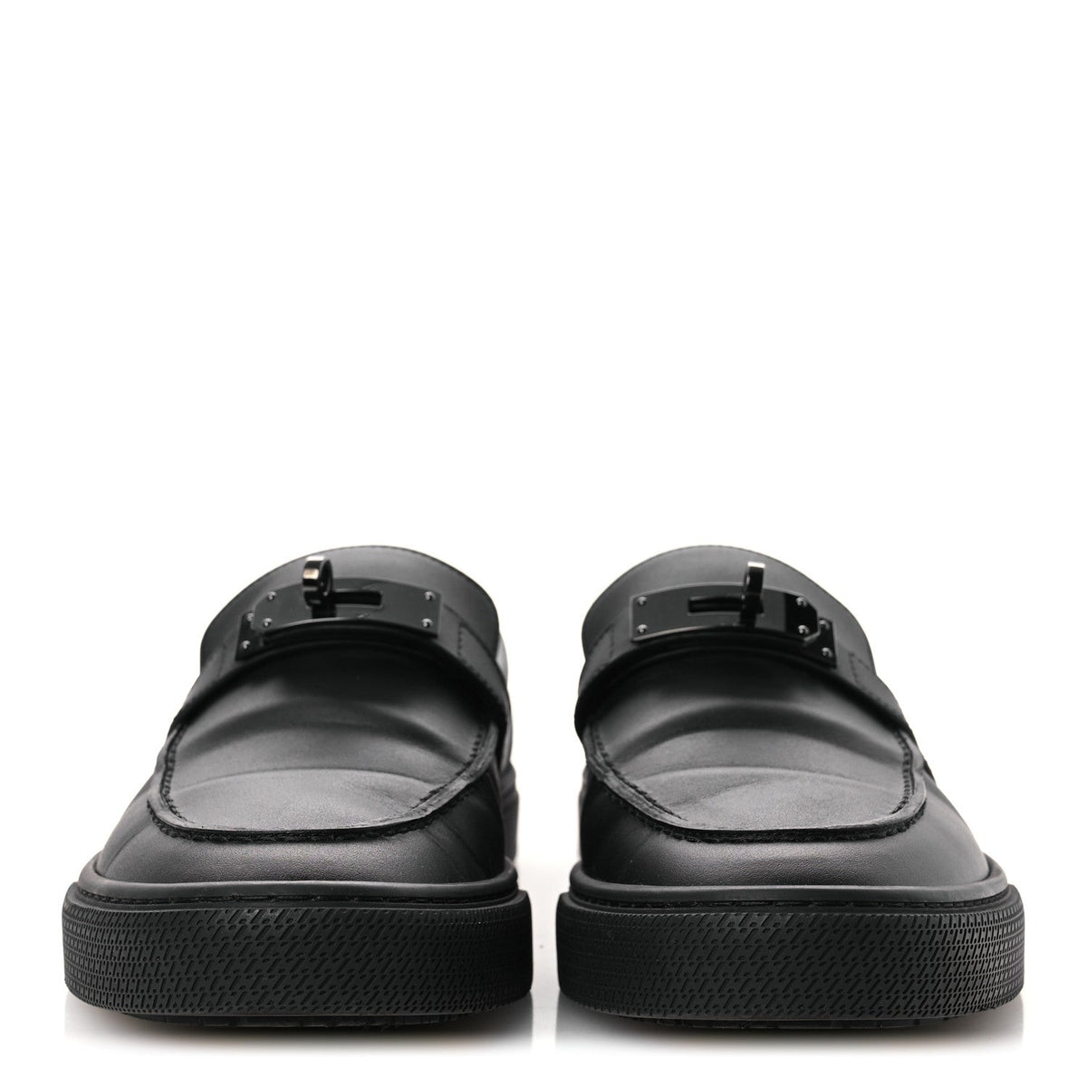 Calfskin Mens Game Slip On Sneakers 40 Black wholesalehk.shop