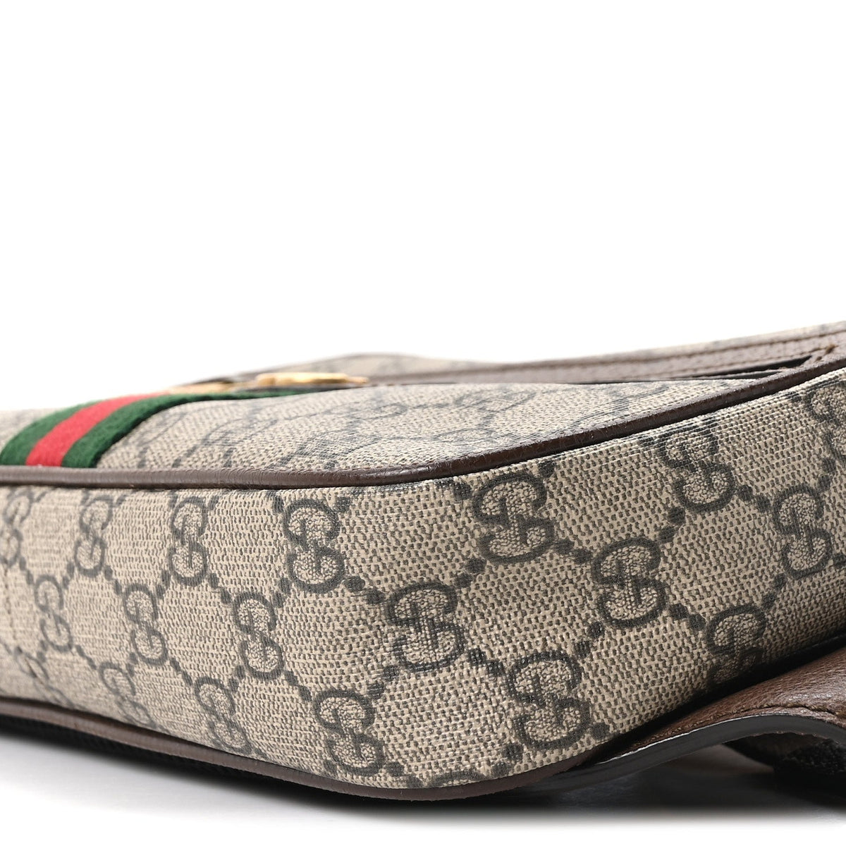 Soft GG Supreme Monogram Medium Ophidia Belt Bag Dark Brown wholesalehk.shop