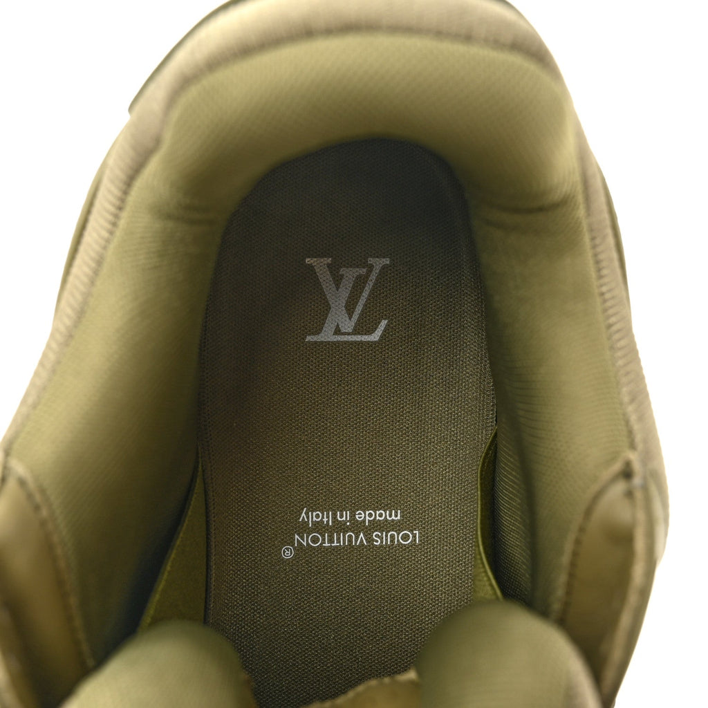 Damoflage Mens LV Trainer Maxi Sneakers 9.5 Green £¨ Direct shipment via from wholesalehk.shop