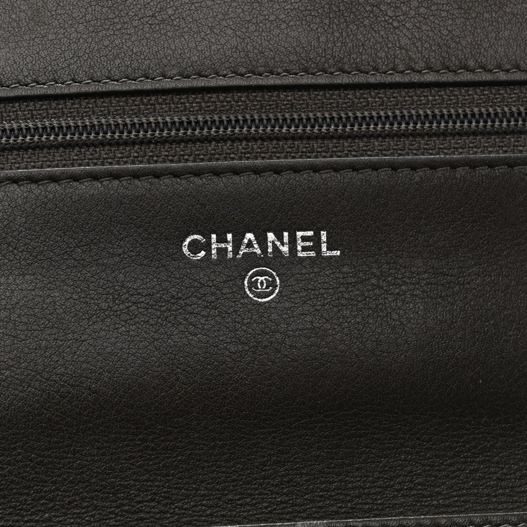 Caviar Timeless CC Wallet on Chain WOC Grey wholesalehk.shop
