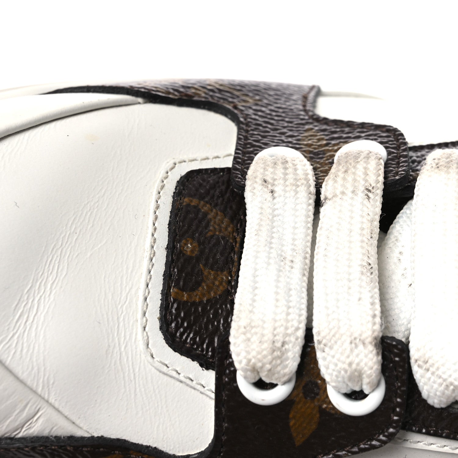 Calfskin Embossed Monogram Time Out Sneakers 36 White £¨ Direct shipment via from wholesalehk.shop