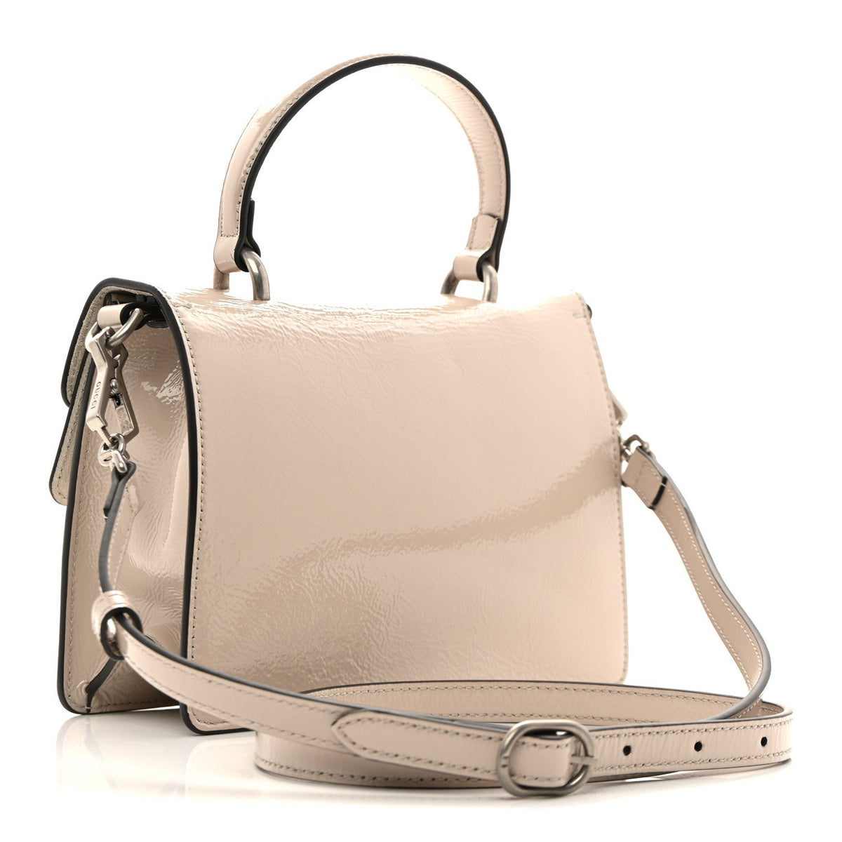 Crinkled Patent Small Dionysus Top Handle Bag Sphinx wholesalehk.shop