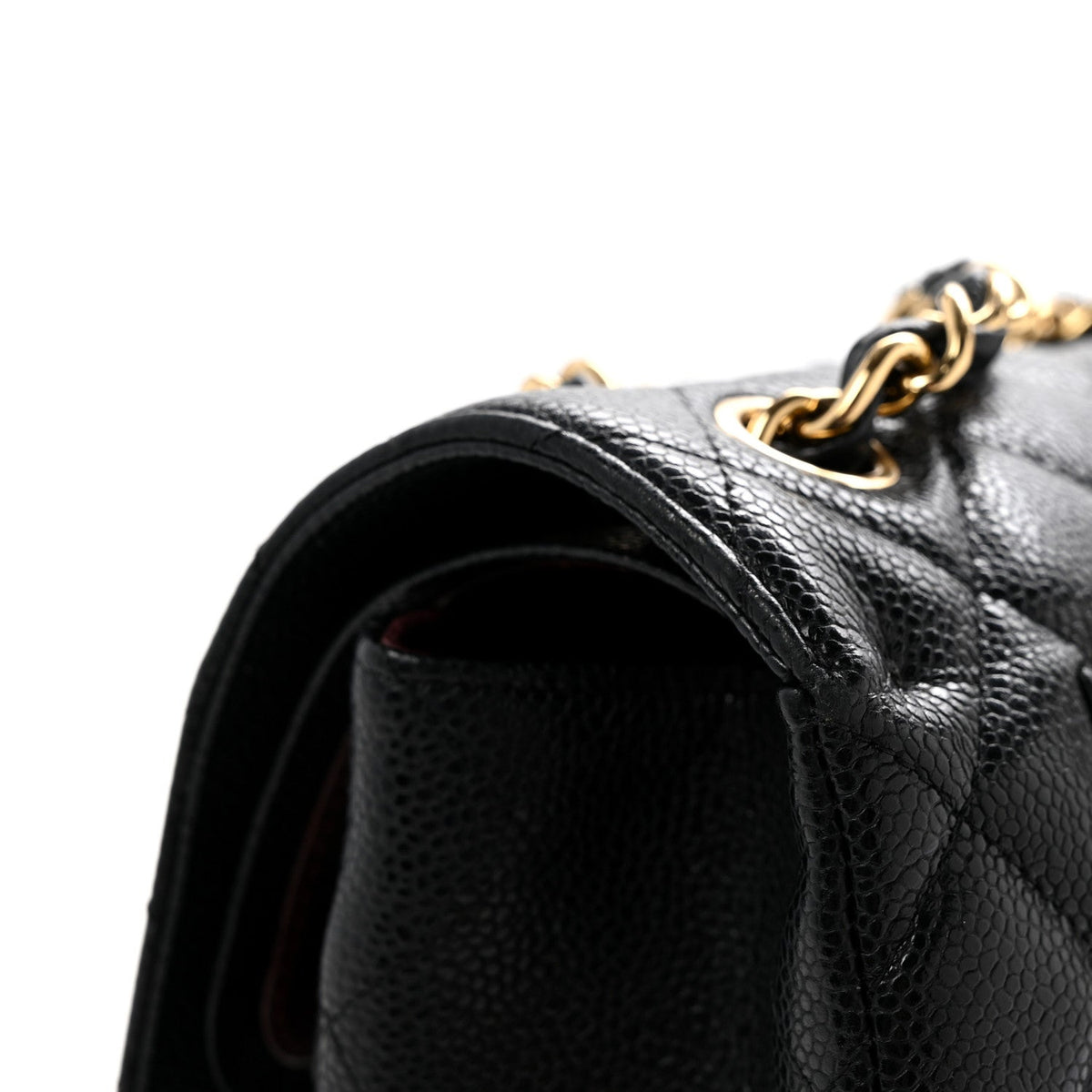 Caviar Quilted Jumbo Double Flap Black wholesalehk.shop