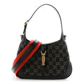 Jacquard Denim GG Monogram Small Jackie 1961 Hobo Black Ivory £¨ Direct shipment via from wholesalehk.shop