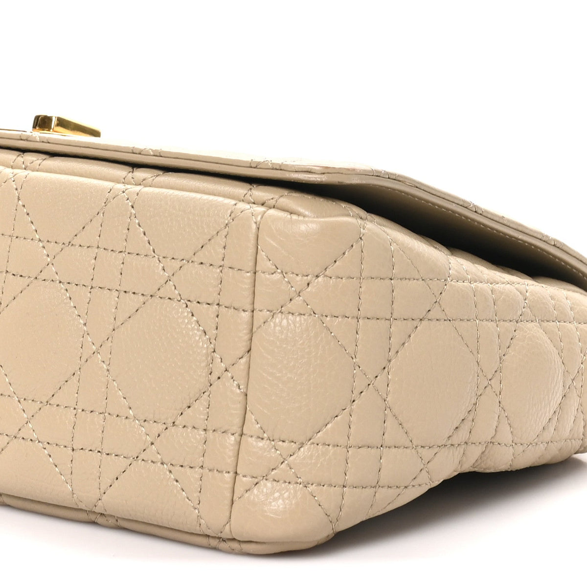 Supple Calfskin Cannage Medium Caro Bag Beige wholesalehk.shop