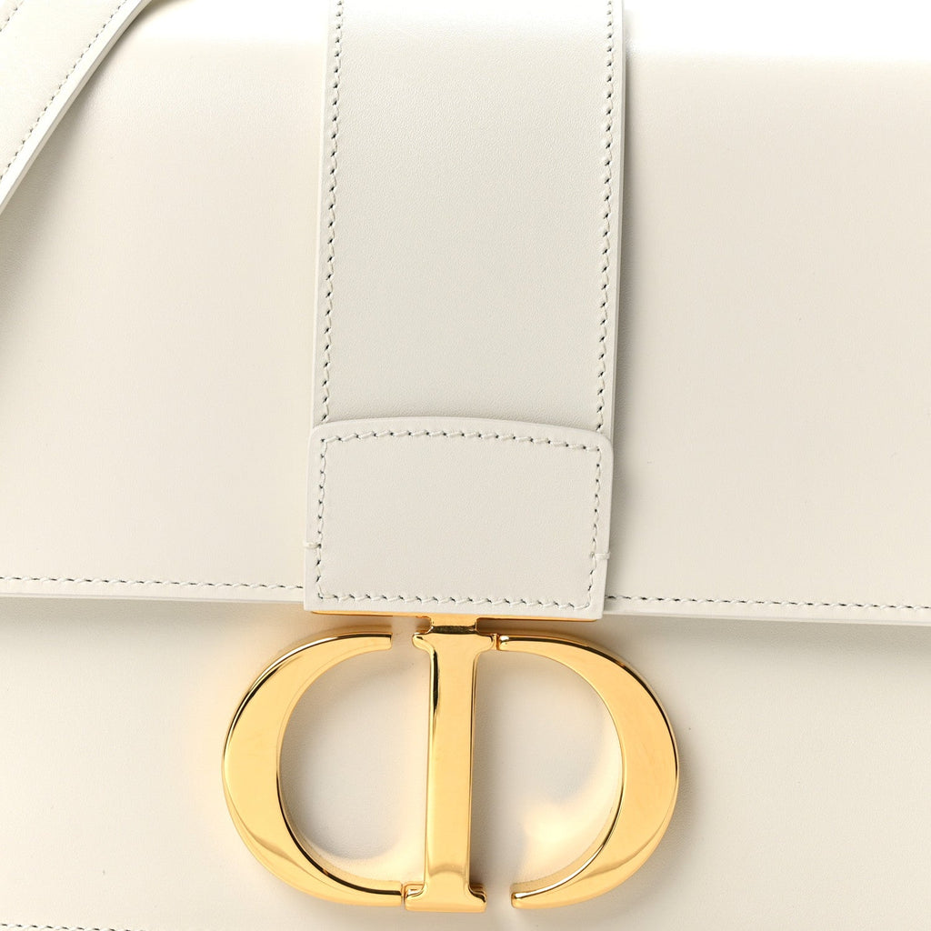 Box Calfskin 30 Montaigne Flap Bag Latte wholesalehk.shop