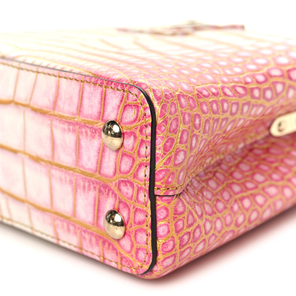 Crocodile Mini Capucines Sahara Rose £¨ Direct shipment via from wholesalehk.shop