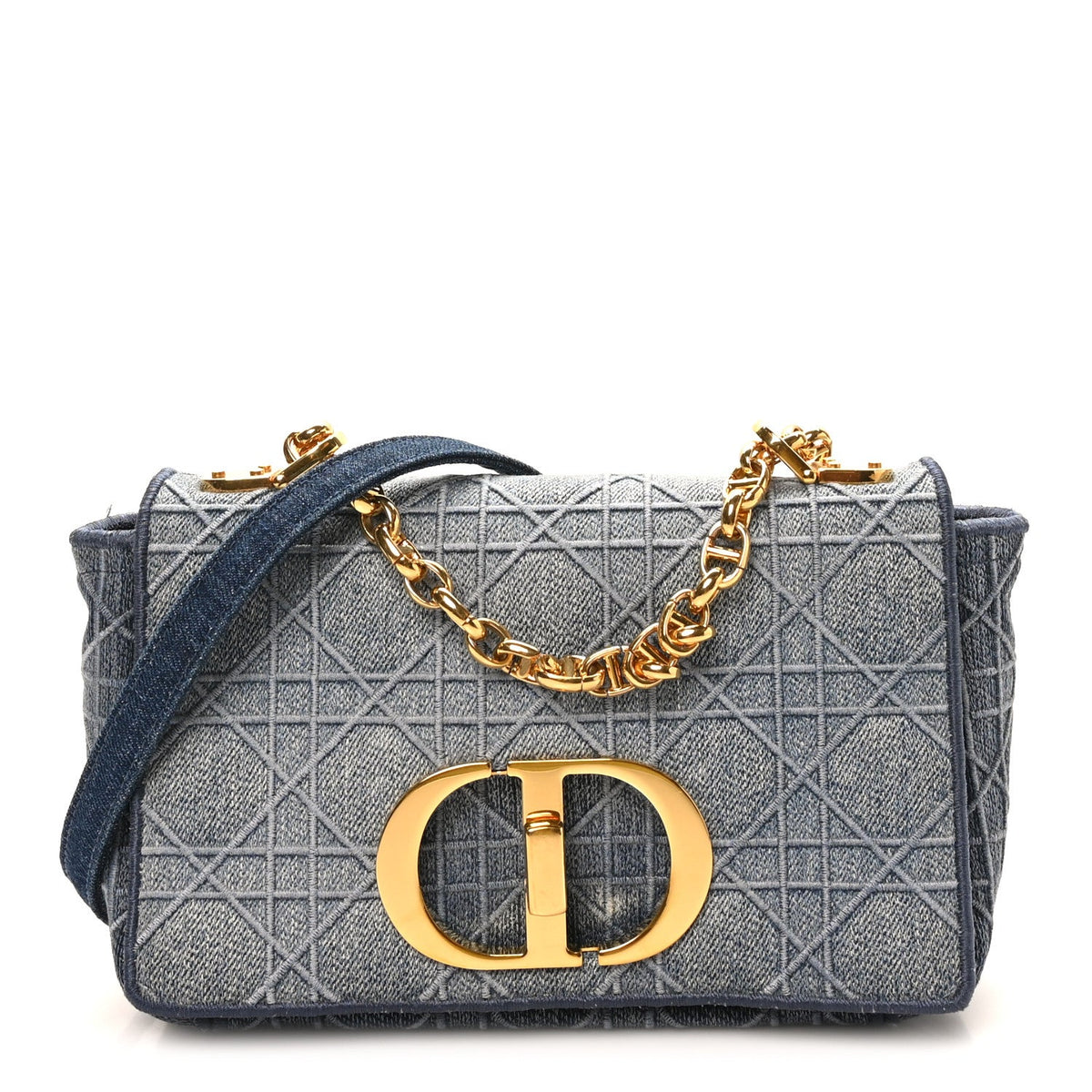 Denim Cannage Small Caro Bag Blue wholesalehk.shop
