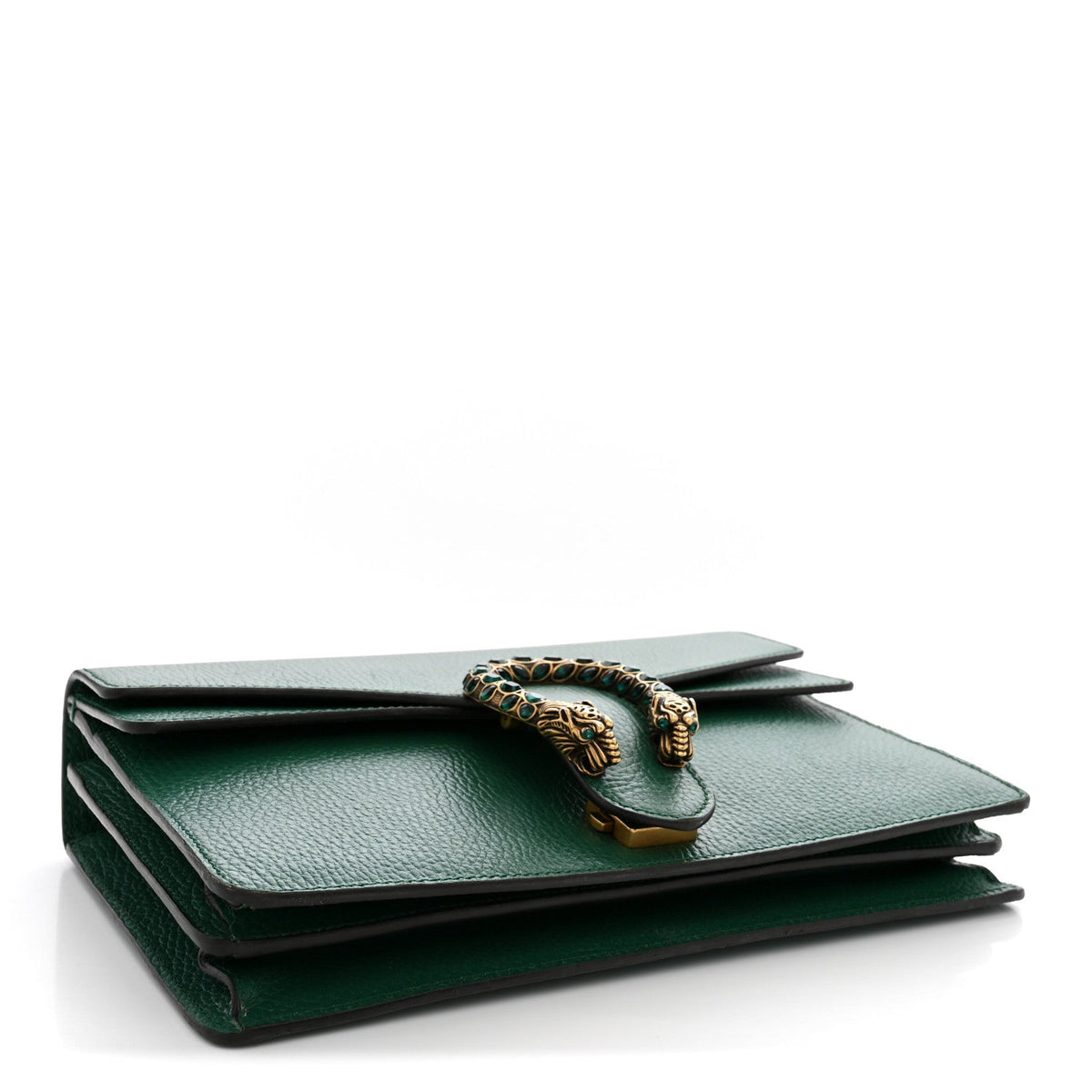 Pebbled Calfskin Small Dionysus Shoulder Bag Emerald wholesalehk.shop