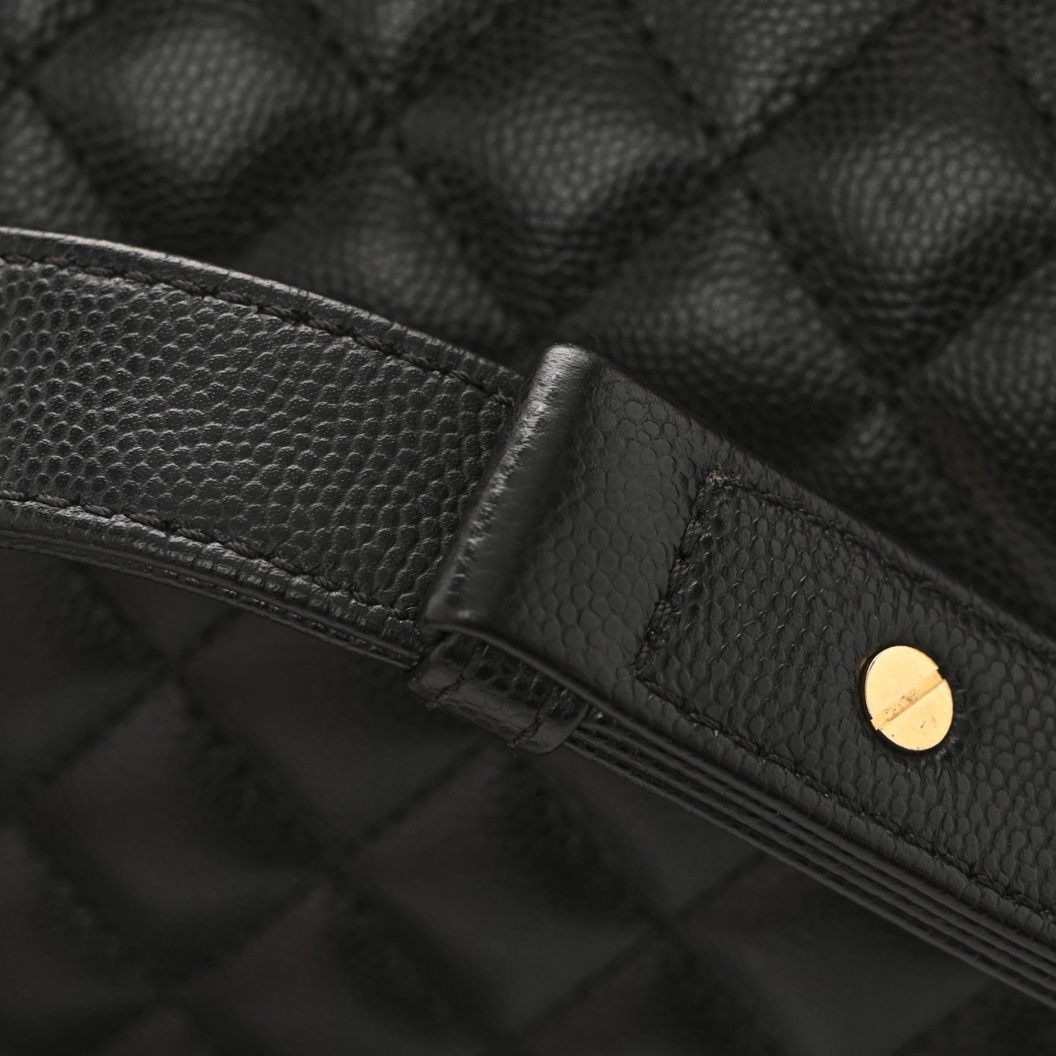 Caviar Quilted Small Boy Flap Black wholesalehk.shop