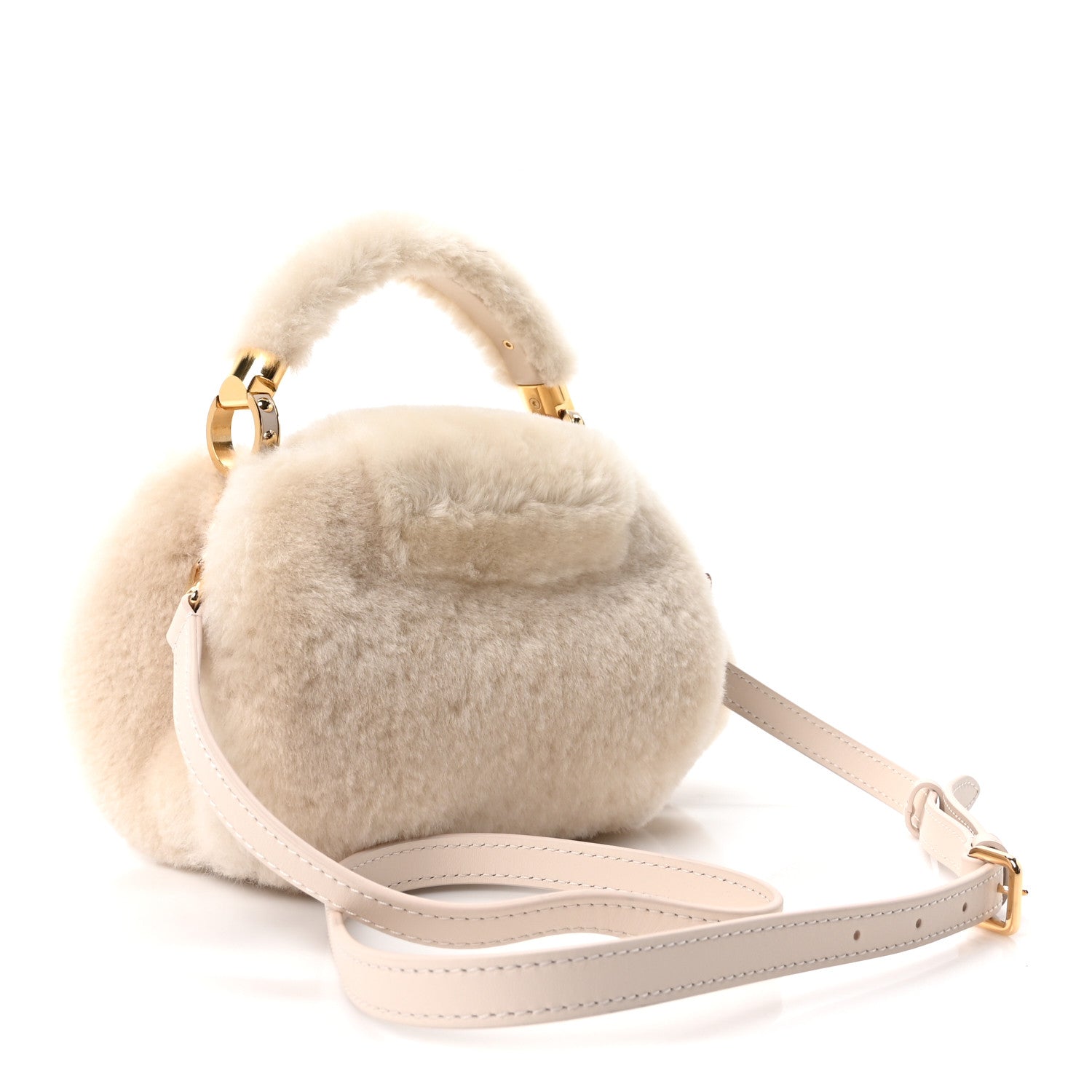Shearling Caousnow Capucines Cream £¨ Direct shipment via from wholesalehk.shop
