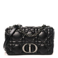 Calfskin Macrocannage Medium Caro Bag Black wholesalehk.shop
