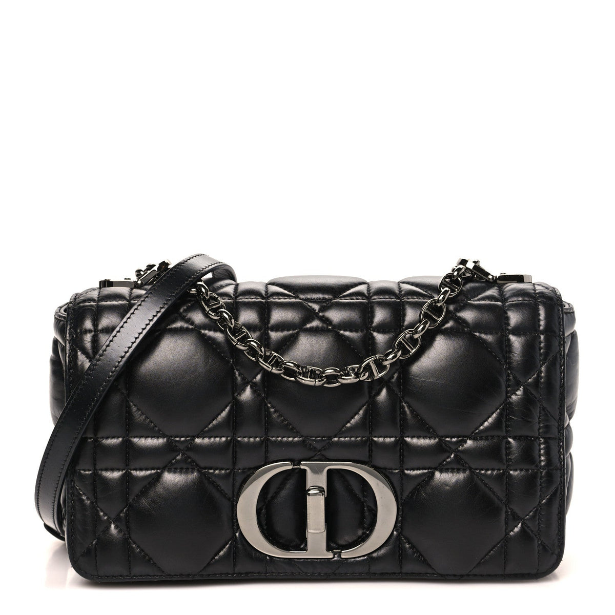 Calfskin Macrocannage Medium Caro Bag Black wholesalehk.shop