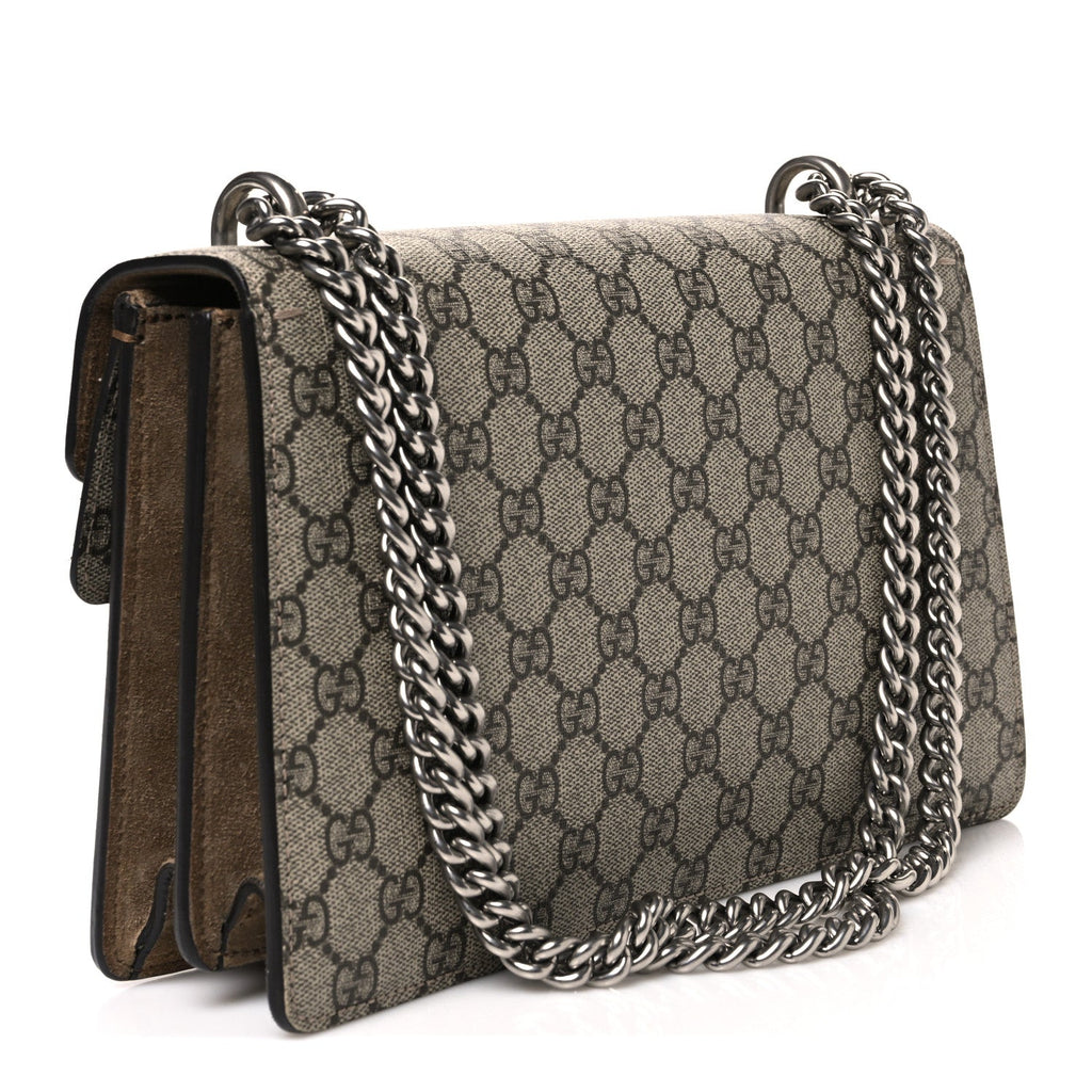 GG Supreme Monogram Small Dionysus Shoulder Bag Taupe wholesalehk.shop