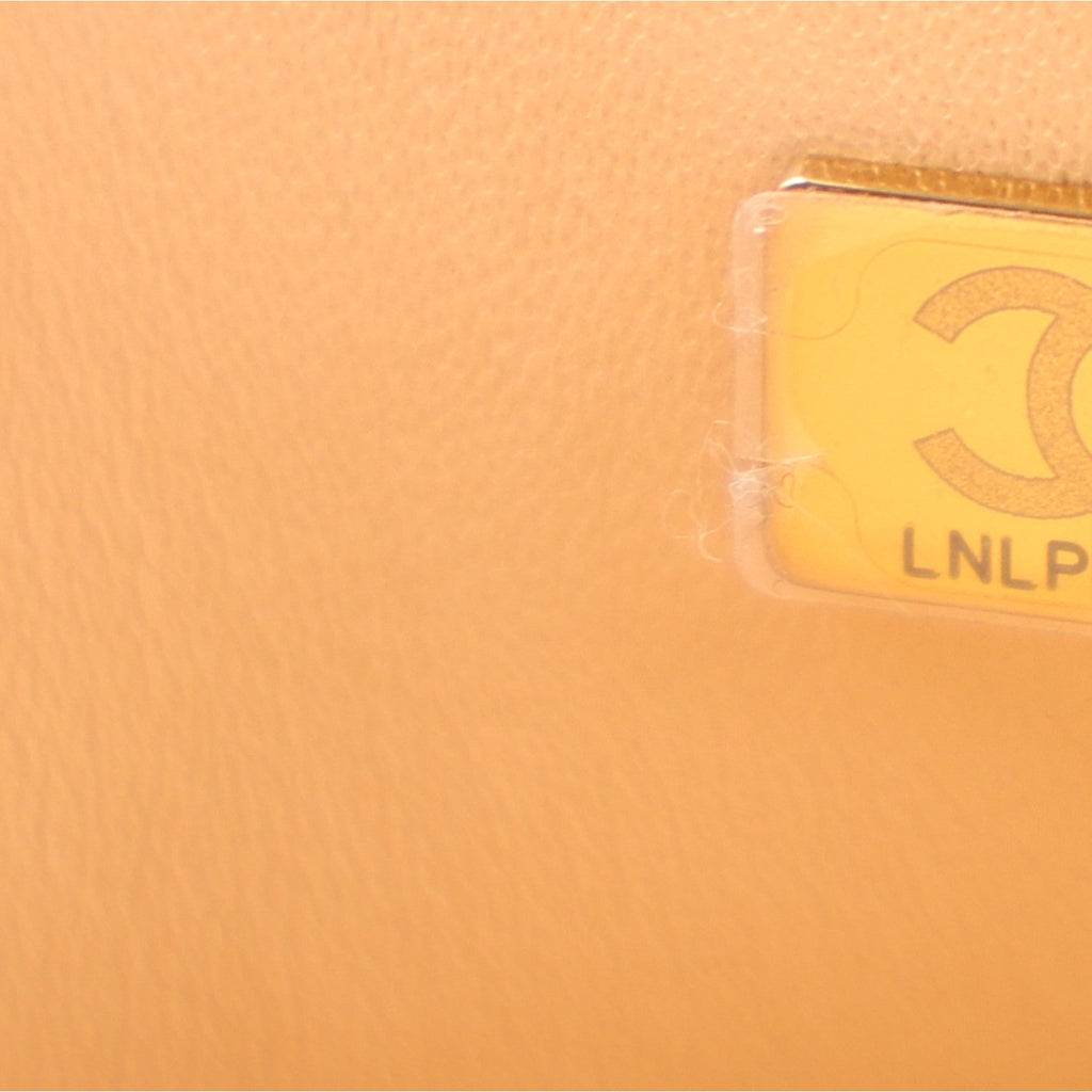 Lambskin Quilted Medium Double Flap Beige wholesalehk.shop