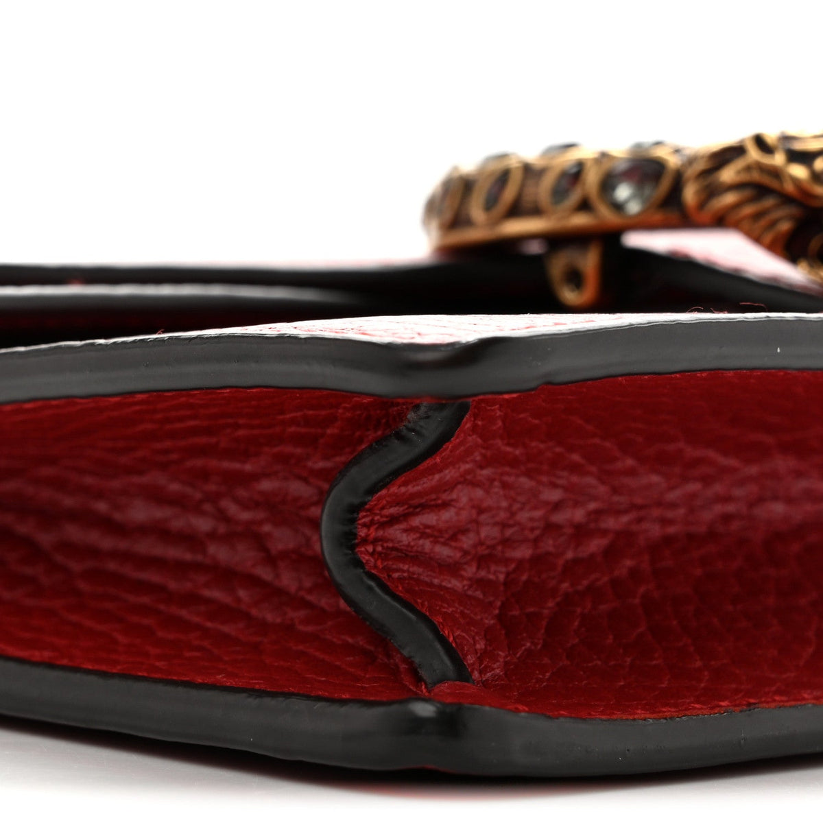 Calfskin Swarovski Crystal Super Mini Dionysus Shoulder Bag Hibiscus Red wholesalehk.shop