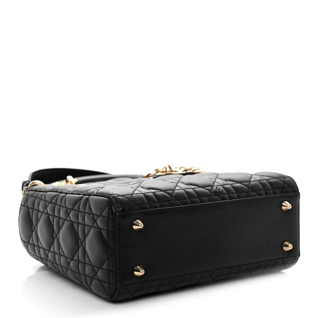Lambskin Cannage Small My ABCDior Lady Dior Black wholesalehk.shop