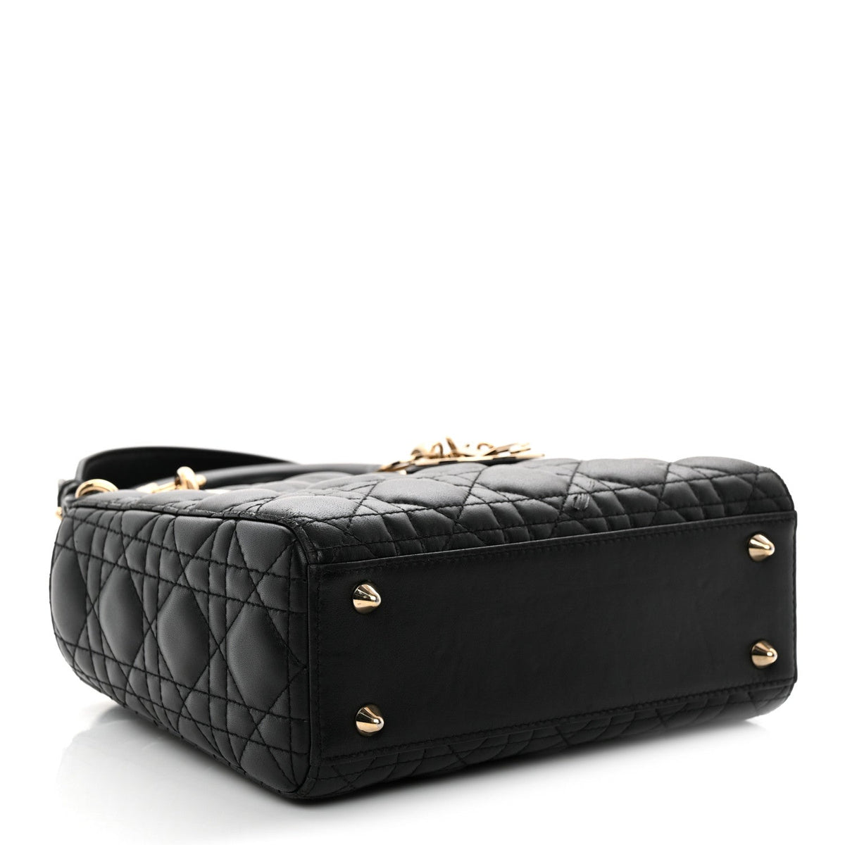 Lambskin Cannage Small My ABCDior Lady Dior Black wholesalehk.shop
