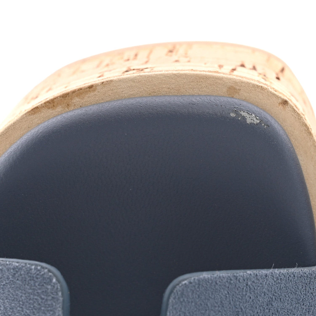 Suede Goatskin Cork Eze 30 Sandals 35 Bleu Grignon wholesalehk.shop