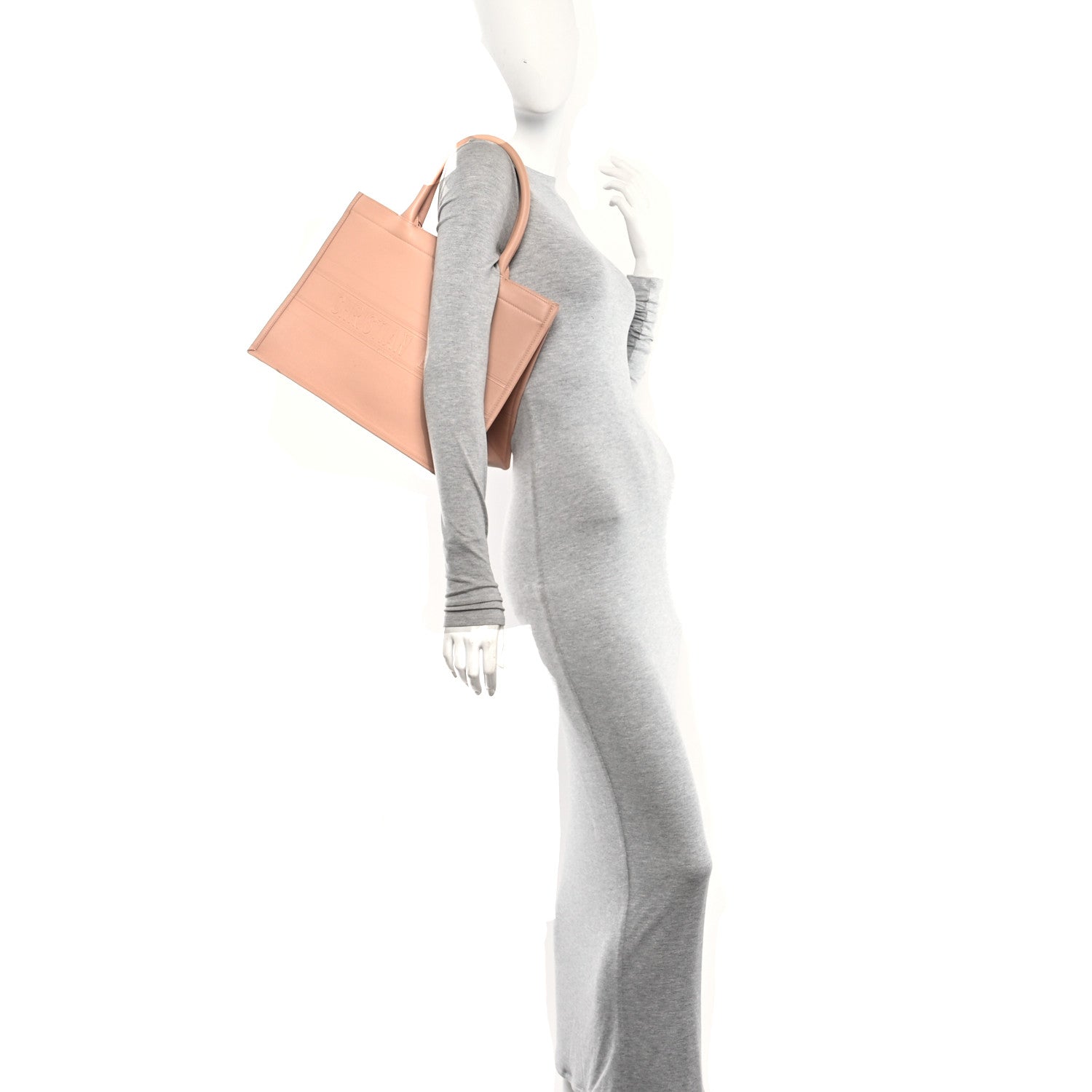 Calfskin Embossed Medium Book Tote Rose de Vents £¨ Direct shipment via from wholesalehk.shop