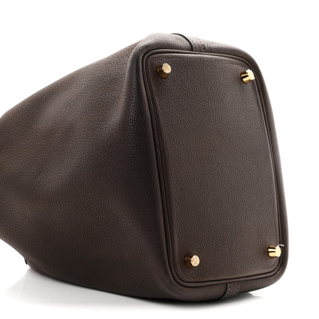 Taurillon Clemence Picotin Lock 18 PM Ebene £¨ Direct shipment via from wholesalehk.shop