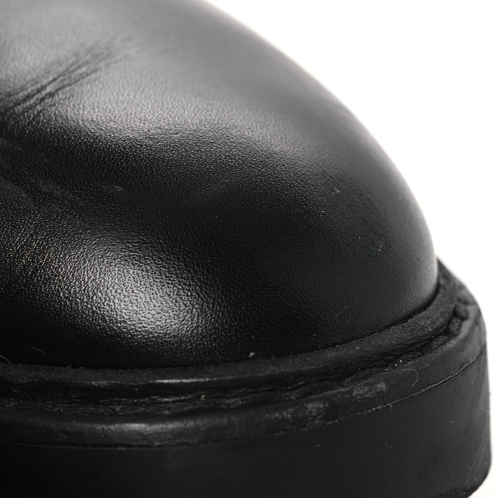 Guccissima Real Betis Glamour Calfskin Michelangelo Slim Horsebit Riding Boots 39.5 Black £¨ Direct shipment via from wholesalehk.shop
